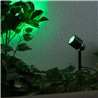 VBLED - LED-Lampe, LED-Treiber, Dimmer online beim Hersteller kaufen|Gartenstrahler mit wechselbarem RGBW Leuchtmittel 9W Schwarz 12V AC/DC und IR-Fernbedienung