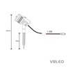 Set di 3 faretti da giardino da 6W Argento 3000K 12V Bianco caldo con picchetto di terra e trasformatore