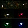 cadena de luces RGBWW de 5 LED con mando a distancia