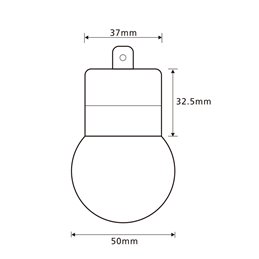 5 LED RGBWW light chain with remote control