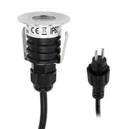 Spot LED orientabile da incasso a pavimento 230V AC IP67 protetto dall'acqua senza lampadina