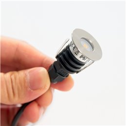 mini outdoor LED Boden-Einbau-Leuchte 12V DC 0,1W IP67 Lampe