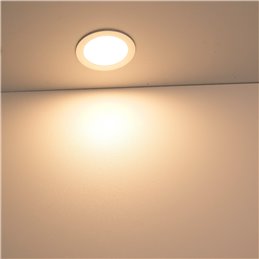 Apparecchio da incasso LED slim 3000K - 0,9W - ultrapiatto 12V DC