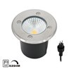 LED "Mutantur" recessed floor spotlight for outdoor use 3000K 3-stage dimmer 1W, 3W, 6W with EZDIM technology