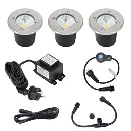 VBLED - LED-Lampe, LED-Treiber, Dimmer online beim Hersteller kaufen|GARTUS LED Bodeneinbauleuchte "Callis" RGB+Warmweiß 1W 12V AC/DC (Leuchtmittel wechselbar)
