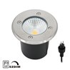 Set van 3 "EZDIM" inbouw vloerspots warm wit 6W 12V AC/DC