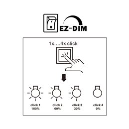 VBLED - LED-Lampe, LED-Treiber, Dimmer online beim Hersteller kaufen|6er-Set "EZDIM" Bodeneinbaustrahler warmweiß 6W 12V AC/DC