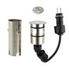 Celino" recessed floor luminaire 3-KIT twilight sensor /12V incl. light source (replaceable), transformer & conn