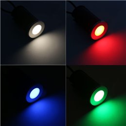 VBLED - LED-Lampe, LED-Treiber, Dimmer online beim Hersteller kaufen|GARTUS LED Bodeneinbauleuchte "Callis" RGB+Warmweiß 1W 12V AC/DC (Leuchtmittel wechselbar)