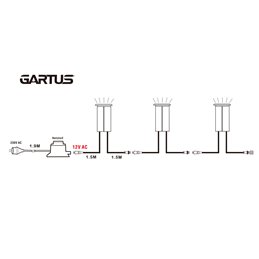 VBLED - LED-Lampe, LED-Treiber, Dimmer online beim Hersteller kaufen|3er Set LED Bodeneinbauleuchte aus Edelstahl, Rund, 12V, 3-Stufendimmer(0.3W-0.6W-1W)