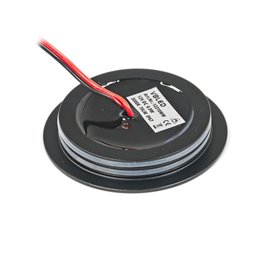 Juego de 3 luminarias empotrables en el techo Aluminio extraplano negro 3000K con fuente de alimentación LED