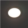 Juego de 3 luminarias empotrables en el techo Aluminio extraplano negro 3000K con fuente de alimentación LED