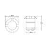 1.8W "Callula" WW 12V recessed floor luminaire