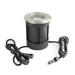 LED "Mutantur" recessed floor spotlight for outdoor use 3000K 3-stage dimmer 1W, 3W, 6W with EZDIM technology