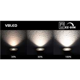 VBLED - LED-Lampe, LED-Treiber, Dimmer online beim Hersteller kaufen|3er KIT LED Bodeneinbauleuchte "MUTARE" mit 5W Leuchtmittel 12VAC 400Lumen 3000K mit EZDIM