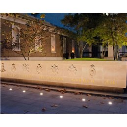 LED Ground Recessed Spotlight 9X1W 230V AC 720 Lumen