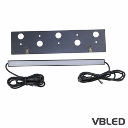 1.5W "Ortensio" luminaire d'encastrement 45 cm blanc chaud 12V