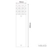 Paletto LED 230V 30cm G4 sostituibile con lampadina