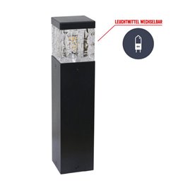 VBLED - LED-Lampe, LED-Treiber, Dimmer online beim Hersteller kaufen|8W LED Wegeleuchte Pollerleuchte schwarz 30 cm