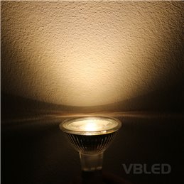 LED aluminium inbouwspot / wit / rond / 5W LED / GU5.3/ MR16