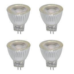 LED Bulb / ModuleSet of 4 LED bulbs - dimmable - MR11/GU4 - COB - 2.9W