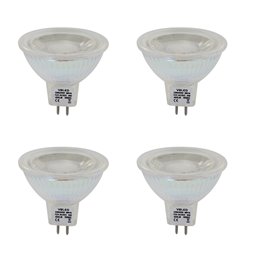 Bombilla LED / MóduloJuego de 4 bombillas LED - regulables - MR11/GU4 -  COB - 2.9W