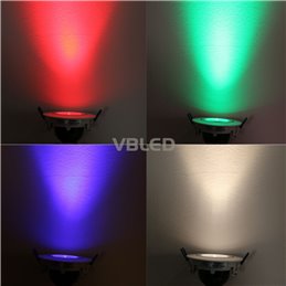 VBLED - LED-Lampe, LED-Treiber, Dimmer online beim Hersteller kaufen|3er SET - 7W RGB+W LED Birnen / 12V AC/DC / MR16/GU5.3 / Dimmbar (4 Stufen) inkl. Fernbedienung