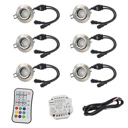 VBLED - LED-Lampe, LED-Treiber, Dimmer online beim Hersteller kaufen|LED Einbaustrahler Set inkl. Leuchtmittel 1,8W, WW, 12V, MR11, GU4, Schnellverschluss, Alu, schwenkb