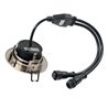 Set de 6 lampes encastrées LED RGBW avec contrôleur et télécommande 12VDC