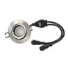Set de 6 lampes encastrées LED RGBW avec contrôleur et télécommande 12VDC