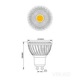 VBLED - LED-Lampe, LED-Treiber, Dimmer online beim Hersteller kaufen|VBLED LED Leuchtmittel - GU10 - 3,5W