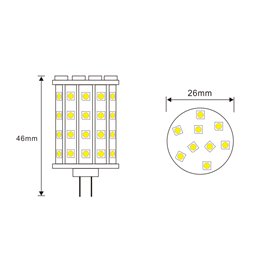 VBLED - LED-Lampe, LED-Treiber, Dimmer online beim Hersteller kaufen|VBLED LED Leuchtmittel - G4 - 6W - 12V AC/DC