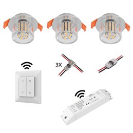 VBLED - LED-Lampe, LED-Treiber, Dimmer online beim Hersteller kaufen|Einbaustrahler Set mit 7W RGB+W Spot Leuchtmittel,12V AC/DC