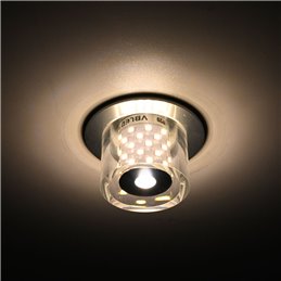 LED recessed luminaire with G4 bulb 12V 4W 3000K 300Lumen
