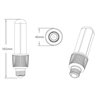 E27 LED bulb 8W