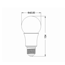 VBLED LED bulb - E27 - 9W