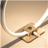 VBLED - LED-Lampe, LED-Treiber, Dimmer online beim Hersteller kaufen|Dekorative LED Tischleuchte Ringform, Ø 28cm, 15W 3000K 430lm 300°, Aluminium, Silber