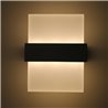 Aplique LED VBLED con doble elemento de cristal 6W