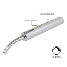 LED lámpara de escritorio lámpara de lectura dos llamas con cargador usb
