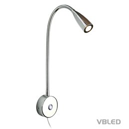 VBLED - LED-Lampe, LED-Treiber, Dimmer online beim Hersteller kaufen|2er-Set VBLED LED Wandleuchte zwei flammig- 2X6W - 40cm Schwanenhals - DIMMBAR