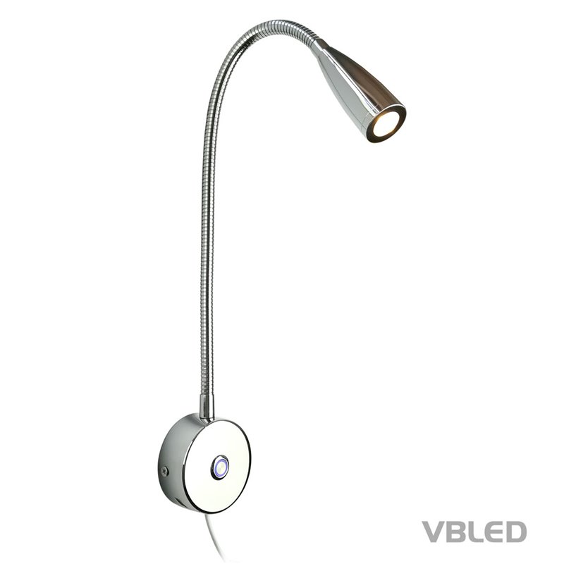Lampada da parete, da letto e da lettura a LED Premium con collo d'oca e connessione USB Lampada da parete, da letto e da lettura a LED Premium con collo d'oca e connessione USB