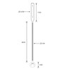 VBLED© Aplique LED 3W con cuello de cisne de 40 cm - Regulable