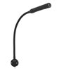 Aplique LED 3W con cuello de cisne de 40 cm - Regulable - Negro