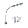 Lote de 1 aplique LED - dos llamas 6W - cuello de cisne 40cm - DIMMABLE