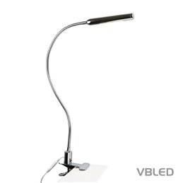 LED table lamp Vega 18W 3000K in black including USB charger