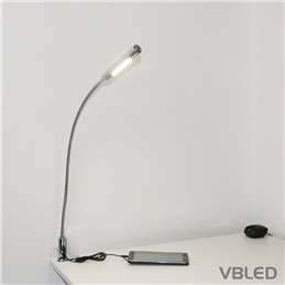 lámpara LED de escritorio de 5W 4000K con conexión USB