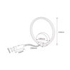 Premium LED Bedverlichting Leeslamp Wandlampen 2 Vlammen