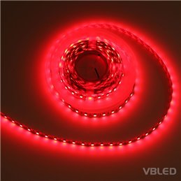 Striscia LED 5m rosso 12VDC IP20