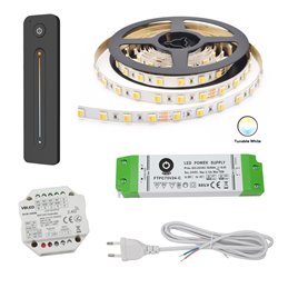 LED-strip licht 5m 3000K warm wit 24V DC