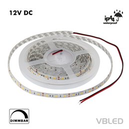 Tira LED 5m azul 12VDC IP20